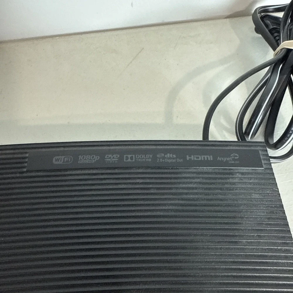 Samsung BD-J5700 Blu-ray DVD Player Wi-Fi Streaming HDMI No Remote Tested